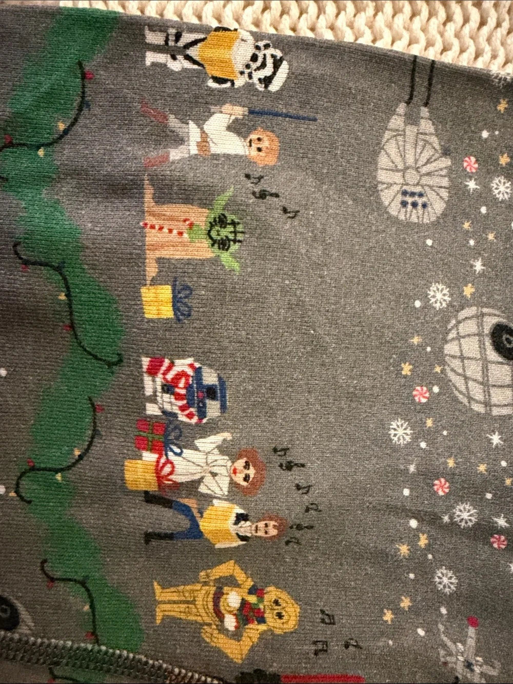 Hanna Andersson/Star Wars Kids Gray R2-D2 Holiday Pajama Set
